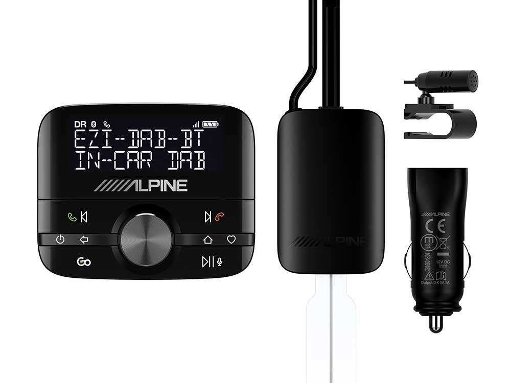 Alpine Interface Ezi-DAB-BT DAB radio digital freisprechfunkt Bluetooth 